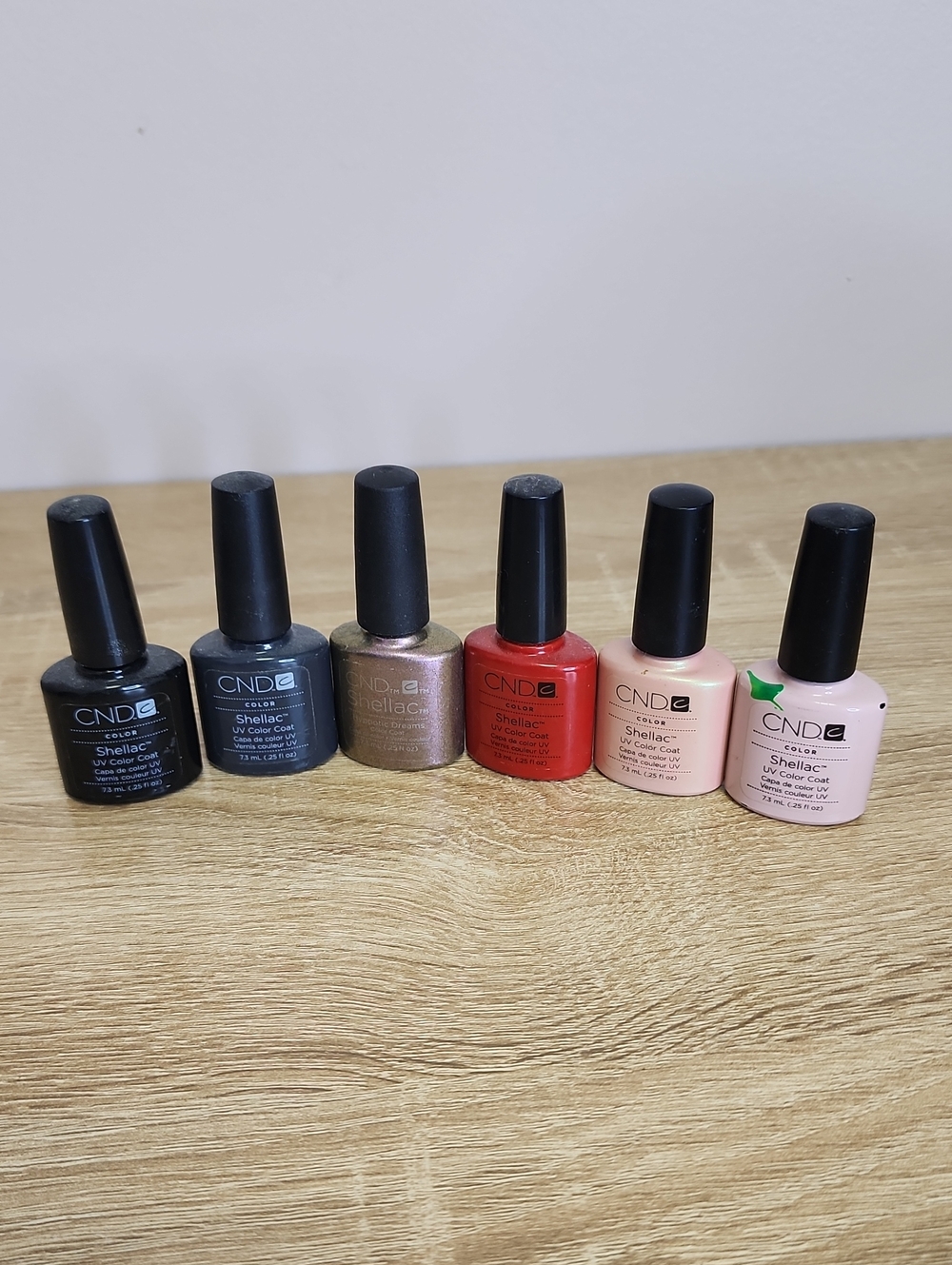 CND Shellac Gel Polish Lot - Mixed Colors (6)